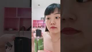 Benton Deep Green Tea Toner Swatch hydratingtoner bentondeepgreenteatoner [upl. by Ness]