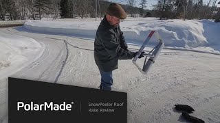 SnowPeeler Roof Rake Review from a New User [upl. by Anitsyrk553]