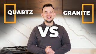 Quartz VS Granite  Complete Comparison of Countertops  Bergen Marble amp Granite [upl. by Danyette]