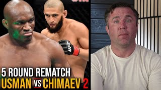 Usman vs Chimaev Part 2 for FIVE Rounds… [upl. by Ellenyl]