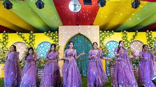 Haldi dance performance  wedding dance mehndi dance [upl. by Arutnev]