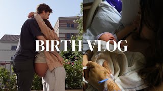 BIRTH VLOG  positive birth experience first pregnancy hospital birth [upl. by Ruddy723]