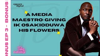 A Media Maestro Giving IK Osakioduwa His flowers [upl. by Wailoo]