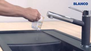 How to clean and care for a BLANCO sink made of SILGRANIT PuraDur [upl. by Matusow]