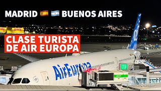 🇪🇸 AIR EUROPA Madrid Buenos Aires  clase turista  Boeing 787 [upl. by Notreve]