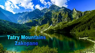 Tatry  Tatra Mountains Morskie Oko in Zakopane Poland [upl. by Prudie]