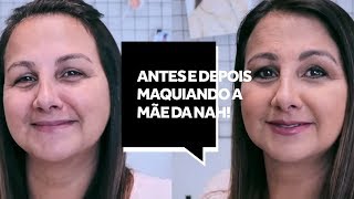 Antes e Depois a Nah Cardoso maquiou a mãe dela  Intense l O Boticário [upl. by Eznyl]