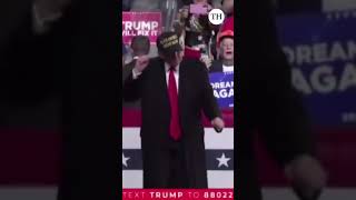 Donald Trump dances to quotYMCAquot  US elections [upl. by Yuji350]