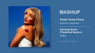 sabrinacarpenter • OfficialABBA  Please Please Please • Dancing Queen Theatrical MASHUP [upl. by Ayana]