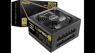 Segotep 850W 80 Plus Gold Certified PSU with Silent 120mm Fan [upl. by Vite]