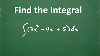 Find The Integral – How To Do Basic Calculus Integration [upl. by Maureen]