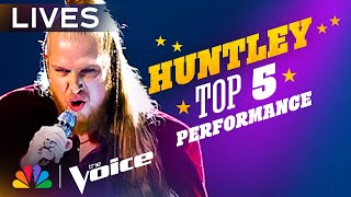 Huntley Performs quotHigherquot by Creed  The Voice Live Finale  NBC [upl. by Htennek620]