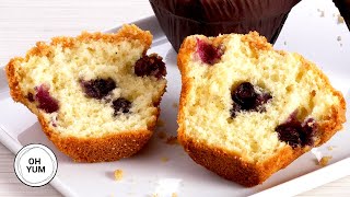 How to Make LOADED Blueberry Streusel Muffins [upl. by Yragerg]