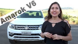 VW Amarok V6 30 Diesel Highline 2018  Teste Completo com Giu Brandão [upl. by Zimmermann]