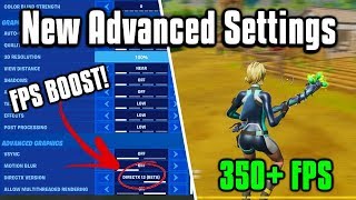 All NEW Fortnite Chapter 2 Settings  DirectX 12 Console Motion Blur amp More [upl. by Nwahsear]