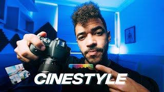 Como INSTALAR o CINESTYLE na CANON SL2 e CANON SL3 [upl. by Iaria]