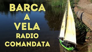 Barca A Vela Radio Comandata e Autocostruita Con Parti di Riciclo  Fai Da Te [upl. by Thirza]