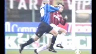 Ronaldo vs Costacurta dirty tackle [upl. by Brownley]