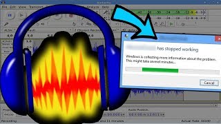 Fix Audacity has Stopped Working [upl. by Mccully]