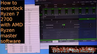 How to overclock Ryzen 7 2700 with AMD Ryzen master software [upl. by Haberman]