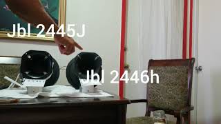 Prueba sonido de driver JBL 2445J vs JBL 2446H [upl. by Harlan749]