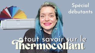 Tuto cricut spécial débutant ✦ Tout savoir sur le thermocollant flex HTV Iron on [upl. by Petie]