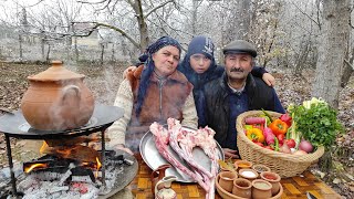 Pörtlənmiş Dana Quyruğu Outdoor Cooking Cooking [upl. by Joed]