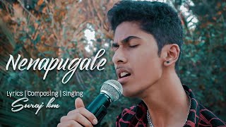 NENAPUGALE  KANNADA ALBUM SONG  SURAJ KM  LYRICAL VIDEO [upl. by Arihat99]