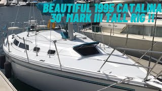 Beautiful 1995 Catalina 30 Mark III Tall Rig [upl. by Gypsie223]