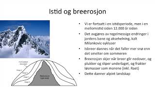 Geografi  Den geologiske formingen av landskap [upl. by Elyr]