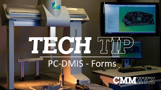 Using Forms in PCDMIS  PCDMIS Tech Tips  CMMXYZ [upl. by Normie]