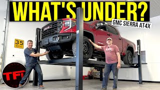 Whats UNDERNEATH the New 2023 GMC Sierra AT4X AEV Only One Way To Find Out [upl. by Naret304]