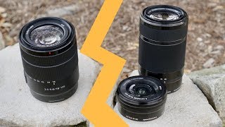 Sony 18135mm vs Kit Lens  55210mm [upl. by Jacynth677]