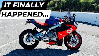 First RELIABILITY Issue  Aprilia RS 660 [upl. by Ahsila]