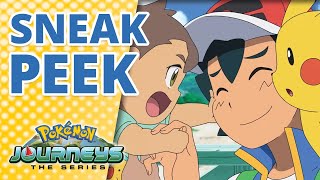 Welcome back to Alola  Pokémon Journeys The Series Sneak Peek [upl. by Kciredec113]