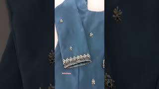 latest collection suit design  bunaai dark blue sequin salwar suit design 💙💙💙 [upl. by Earleen]