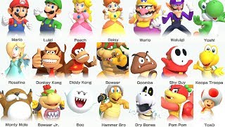 Super Mario Party 〇 All Characters [upl. by Morven]