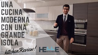 Cucina Moderna Con Grande Isola Centrale  Helle Kitchen Review [upl. by Pembroke]