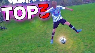 Top 3  Easy Football Skills To Learn Tutorial [upl. by Alphonsa]