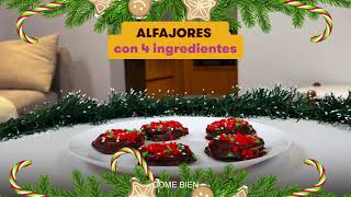 Alfajores Navideños Cubiertos con Chocolate Hershey’s en solo 3 pasos [upl. by Kelleher]