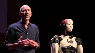 Lhumanoïde qui vous sensibilise à la robotique  Gaël Langevin  TEDxÉcolePolytechnique [upl. by Ainotna225]