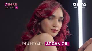 Streax Professional Argan Secrets  Crimson Red [upl. by Ahsitneuq48]