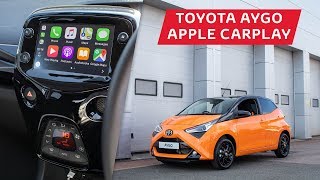 Apple CarPlay in the Toyota AYGO now available in the xplay [upl. by Salbu]