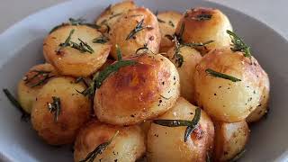 Pan roasted potatoes  Roast potatoes  Pan fried potatoes  Roasted potatoes [upl. by Dennett322]