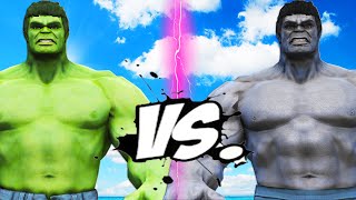 HULK VS HULK GRAY  EPIC BATTLE [upl. by Volding796]