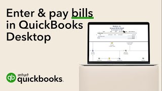 How to enter and pay bills in QuickBooks Desktop [upl. by Ambrogino543]