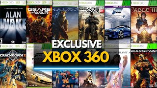 TOP 50 BEST XBOX 360 EXCLUSIVE YOU NEED TO PLAY [upl. by Moss217]