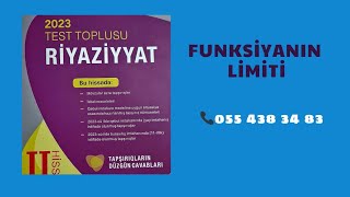 funksiyanın limiti yeni test toplusu [upl. by Strage]