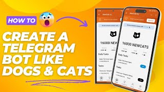 How to Create a Telegram bot like Hamster Kombat and Cats [upl. by Annaujat]