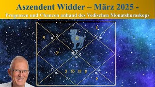 Aszendent Widder  März 2025  Vedisches Monatshoroskop [upl. by Giffer]